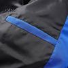 Zipper Closure Cotton Jacket with Long Sleeve Stand Collar Coat Men Zip-up Thickened Side Pockets