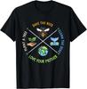 Vintage Earth Day Save Bees Plant More Trees Environment Gift Unisex T-Shirt