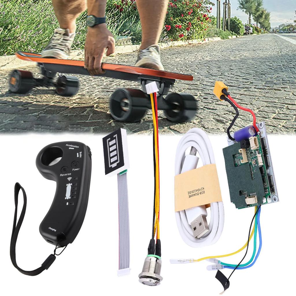 ESC Substitute Control Mainboard Electric Skateboard Longboard Single Drive with Remote Skateboard ESC Replacement