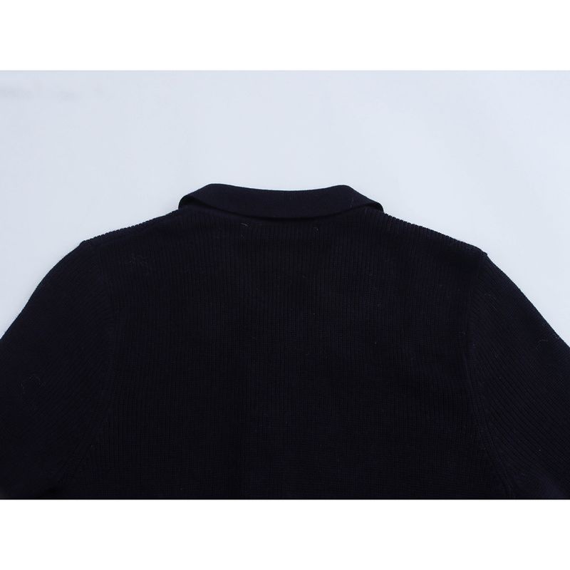 Kaslead New Arrival Women's Clothing Fashion Style Fashion Decorated Row Button Knitting Midi Skirt Dress 9598152