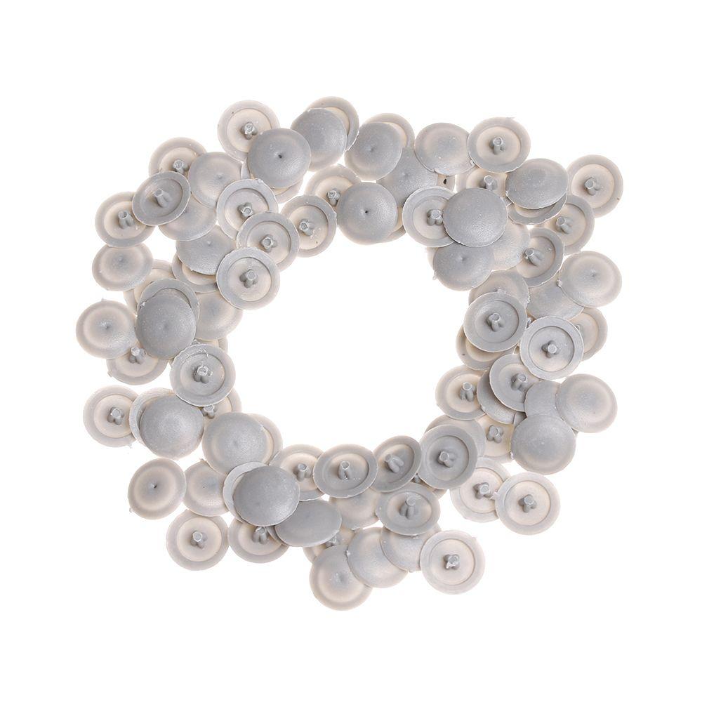 200pcs/bag Plastic Furniture Exterior Hardware Protective Cap Nuts Covers Cross Screws Decor
