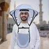 Portable Prayer Sun Hat Foldable Polyester Umbrella Hat Easy To Use Lightweight Sunshade Headwear Outdoor