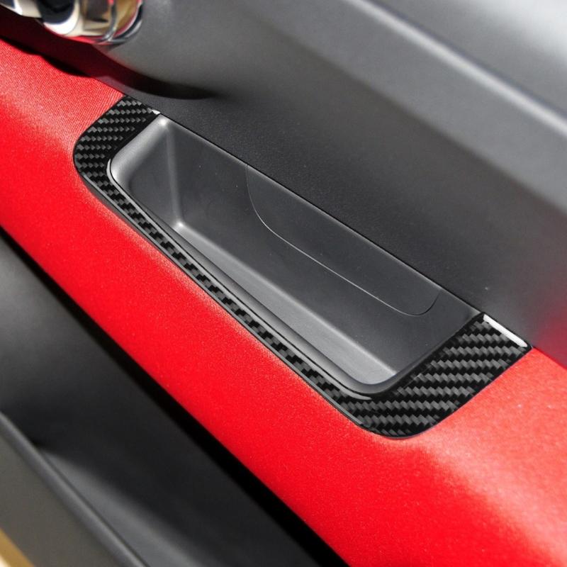 Car Door Panel Armrest Sticker Decal Carbon Fiber Interior Trim Cover for Door Panel