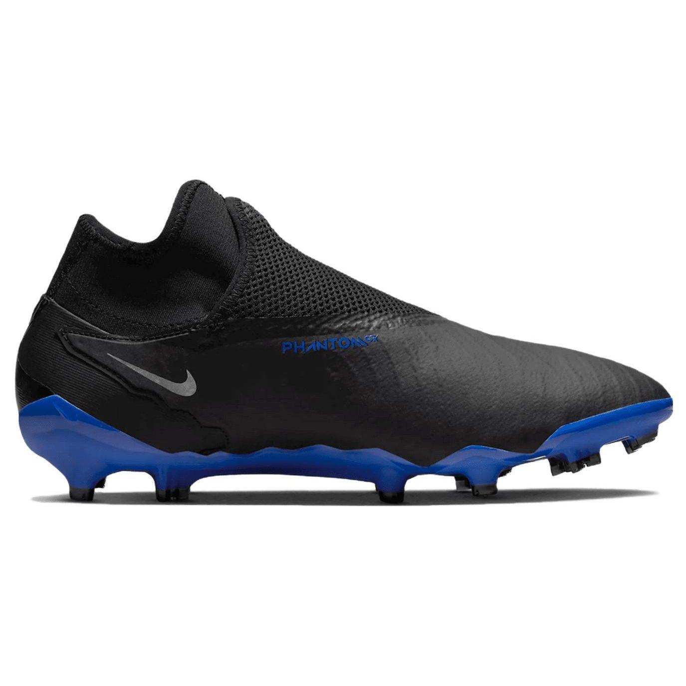 Мужские кроссовки Nike Phantom GX Pro DF FG Shadow Pack черные Hyper-Royal Chrome — фото 2