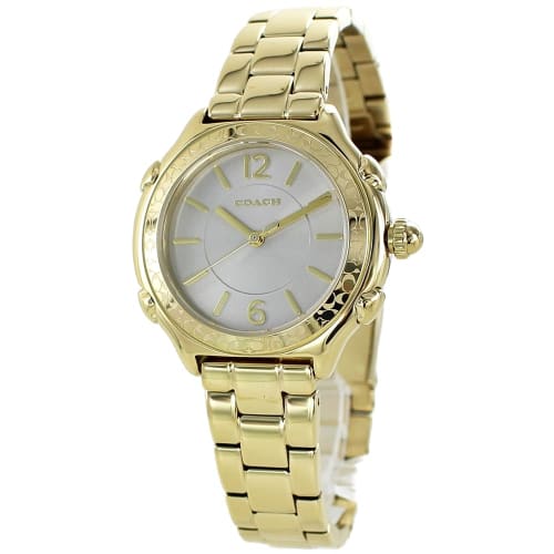 

Coach Women s Gold Stainless Steel Strap Bracelet Watch 14503904