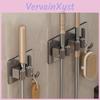 Stainless Wall Holder Steel Mop Mounted Adhesive Multipurpose Hooks Household Storage Organizer Rack Broom Hanger Stick