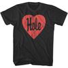 Hole Alt Rock Band T Shirt Vintage Red Heart Logo Graphic Tee American Alternati