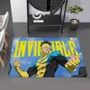 Superhero TV I-Invincible Floor Mat Rectangle Anti-slip Home Soft Badmat Front Door Indoor Outdoor Mat Hotel Decor Mat