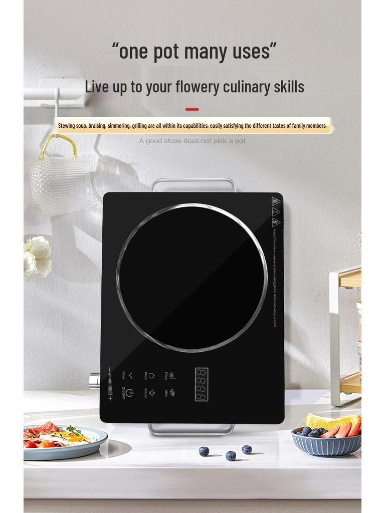 Multifunctional Infrared Electric Cooktop 110V-240V 2200W-3500W