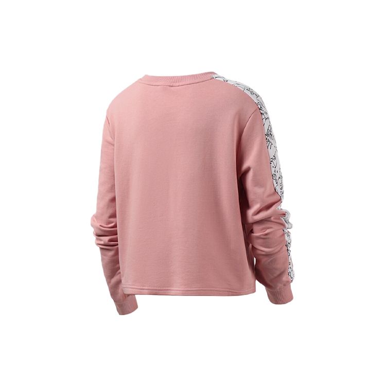 Puma Classics Printed Sweatshirt Women Tops Pink 595906-14