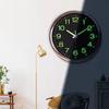 Yousheng Wall Clock Glowing Silent Luminous Easy-to-Read Bedroom Living Room Minimalistic Wall Clock for Elderly