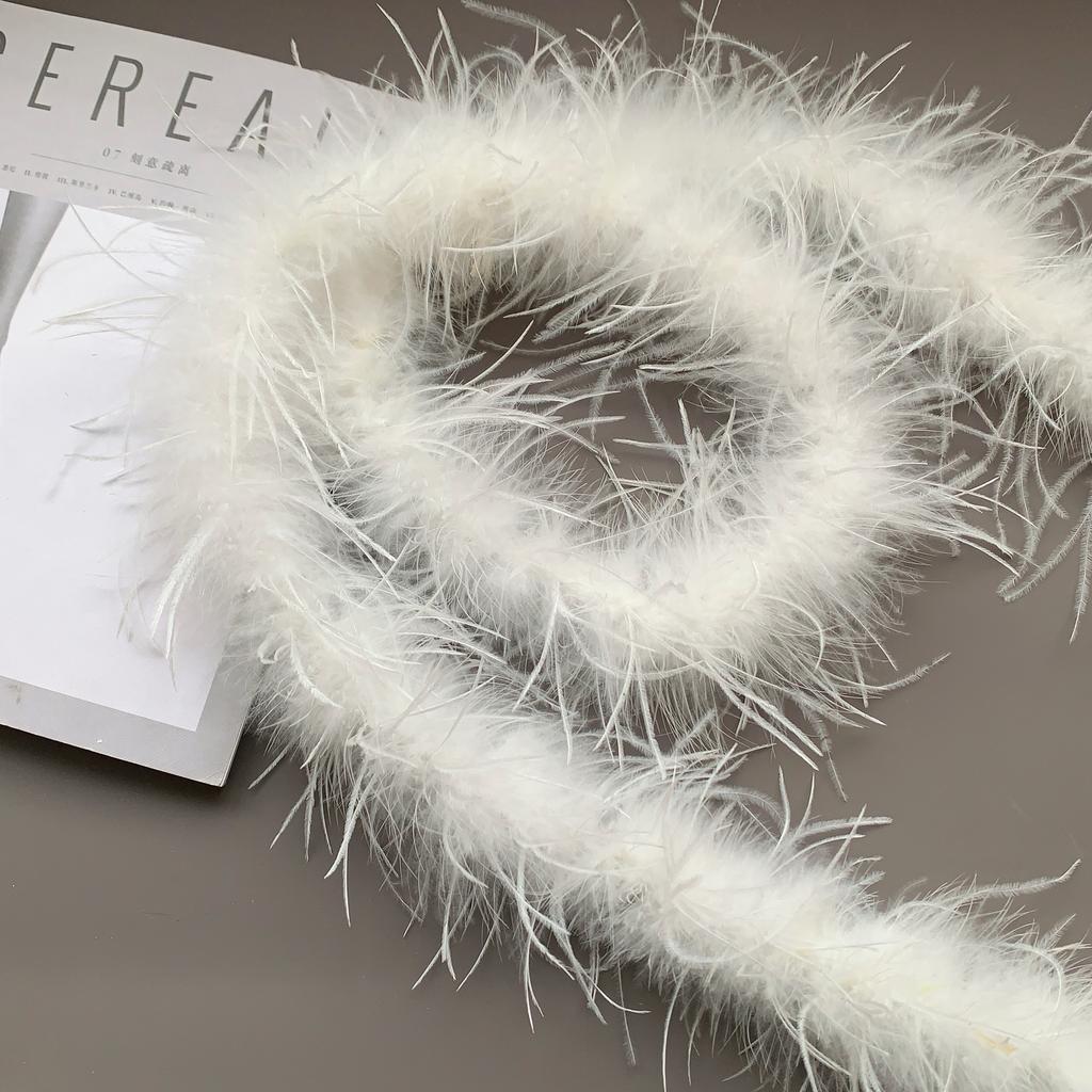 Colored Feather Strips, Ostrich Hair, Top Strips, Dance Costumes DIY Decorative Materials, Clothing Accessories