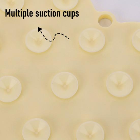 Silicone Dog Lick Mat with Suction Cup Anxiety Relief Crab Shape Pet Food Mat Anti-tip Slow Eating Bowl Peanut Butter Licking Mat Enrichment