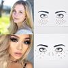 1 Stk Face Tattoo Stickers Spot Water Transfer Stickers Eye Glitter Freckles Hot Gold Face Eye Pasta Personality Decoration