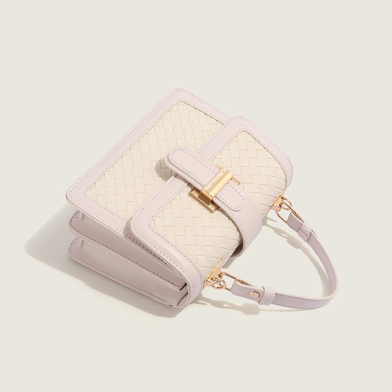 Premium Texture Woven Small Bag Women'S Versatile Casual Style Niche Handbag Single Shoulder Messenger Bag Women