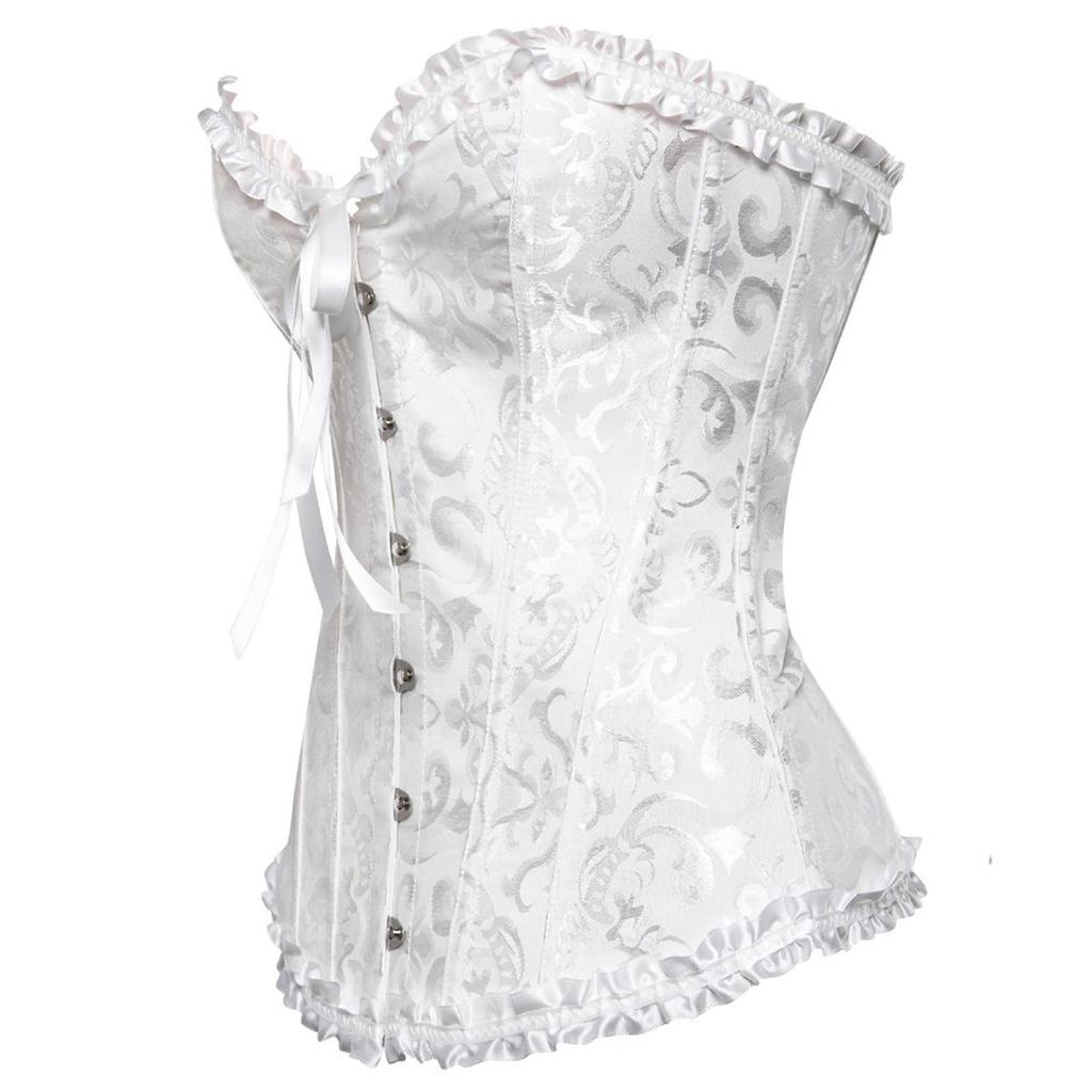 Korsett, figurformendes Oberteil, sexy Hochzeitskleid, Bruststütze, geraffte Taillenstrumpfhose