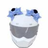 2Pcs Bowknot Motorcycle Hat Decoration 3D Moto Helmet Ears Moto Helmet Decoration  Riding Sking