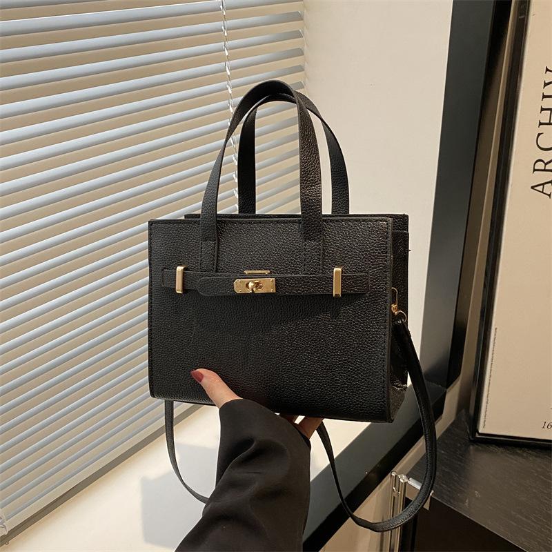 Premium texture spring and summer new handbag atmospheric urban simple commuting portable shoulder messenger bag