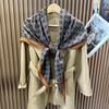 Womens Silk Cashmere Wool Scarf Winter Warm Square Shawl Fashion Luxury