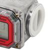 Mini Digital Turbine Flowmeter Diesel Fuel Flow Meter 10‑200L 1" NPT