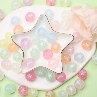 Creative Handmade Necklace DIY Earrings Jewelry Accessories 10pcs Mermaids Acrylic Material Thin Shimmer Bracelet Pineapple Beads
