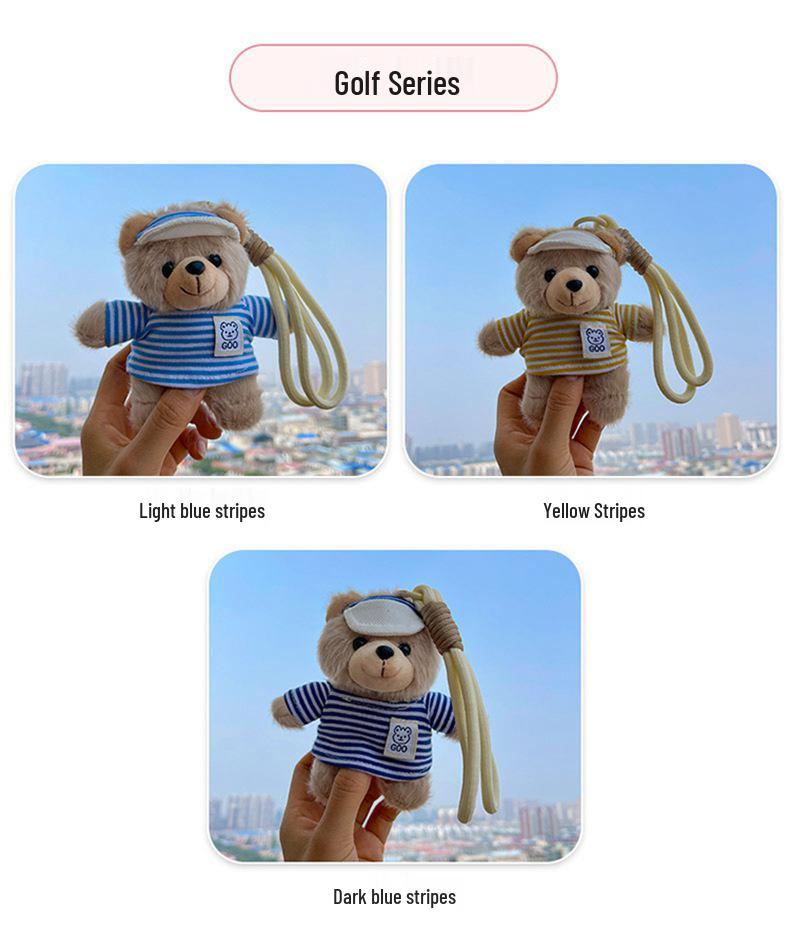 William Little Bear Serie: Bunte Seilanhänger Puppe Anhänger Schlüsselanhänger