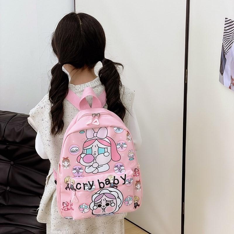 Cartoon Cry Baby Backpack Large Capacity Lightweight Backpack Backpack Student
