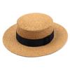 [UNIVERSAL CHEMISTRY] Brown Flat Panama Hat Panama Hat