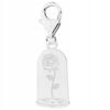 Silver Rose Flower Pendant with Flower Tulip Silver 925