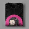 Anime Demon Slayer Nezuko T Shirt for Men Pure Cotton Vintage T-Shirt Round Collar  Tees Short Sleeve Clothes Summer