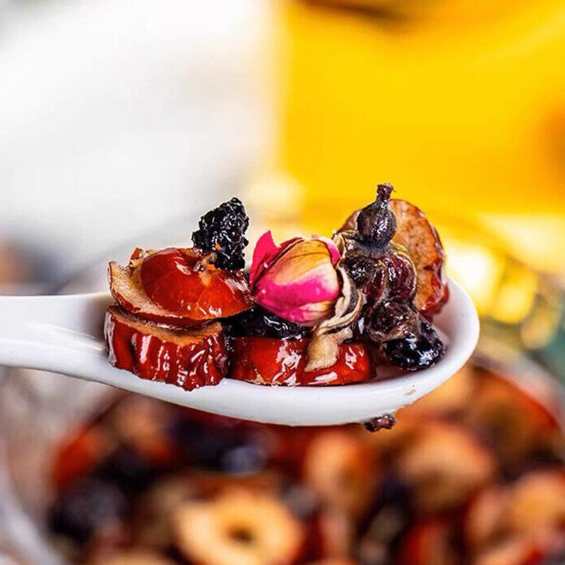 Fruit Tea Black Wolfberry Mulberry Rose Tea - 100g
