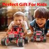 Apitor Q Robot Building Kit 20-in-1 Programmable APP RC Car Robotics Coding Kit STEM Project Educational Birthday Gifts for Kids