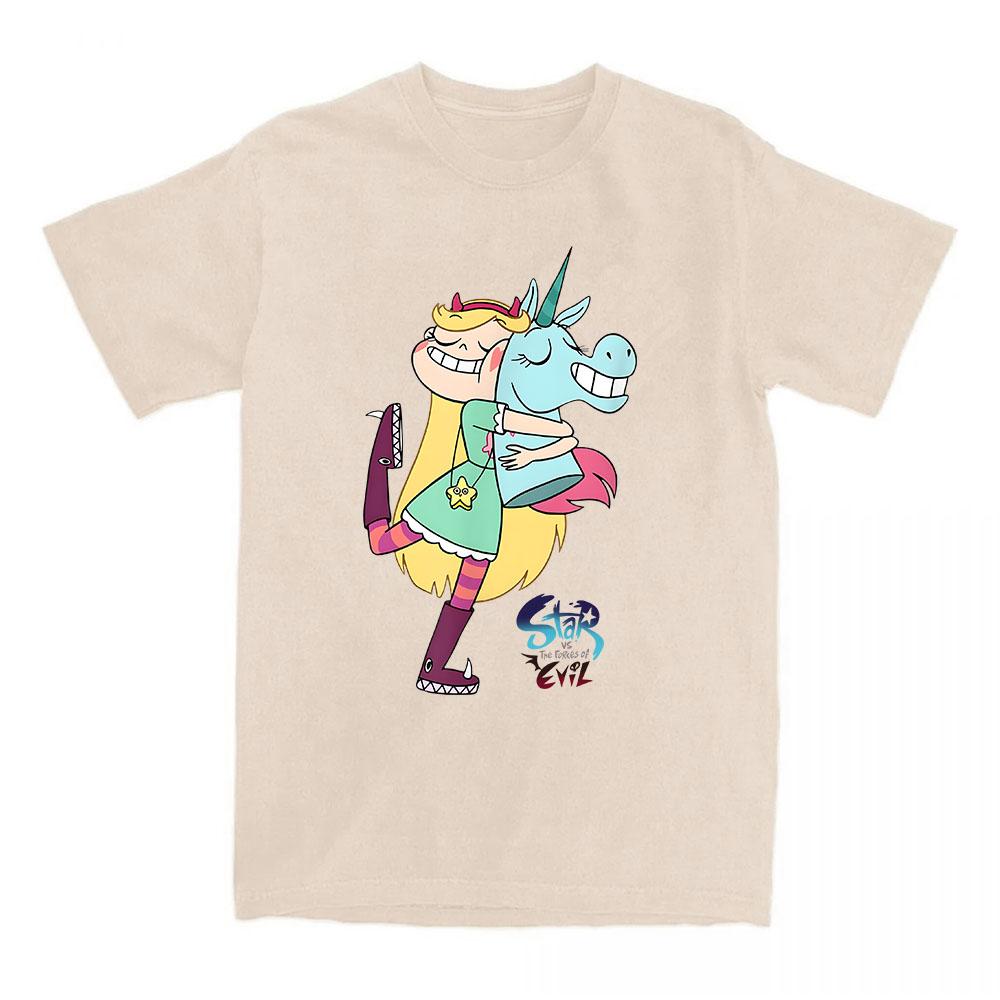 Comedy Star Vs. The Forces of Evil T-shirt Summer O-neck Unisex Streetwear Short Sleeve Casual Female Tshirts Women Shirt
