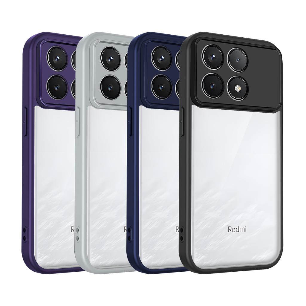 For Xiaomi Poco F8 Pro 5G Case Air Cushion Shockproof Silicone Bumper Clear Matte Back Cover Hard Phone Case for Poco F8Pro 2025