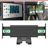 Für Tesla Model 3/Y Handyhalter für die Rücksitzbank mit 2 Haken 360° drehbarer Ständer Auto-Kopfstützenhalterung Unterstützung für Tablet-PC iPad Mini