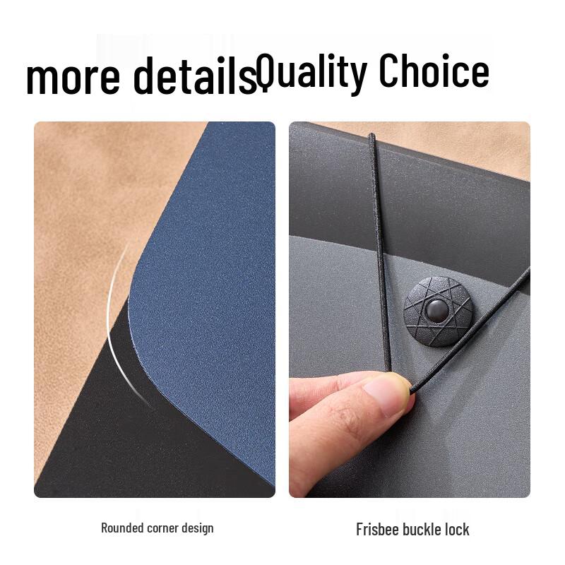 Deli 5558 Disc Buckle Accordion File Folder