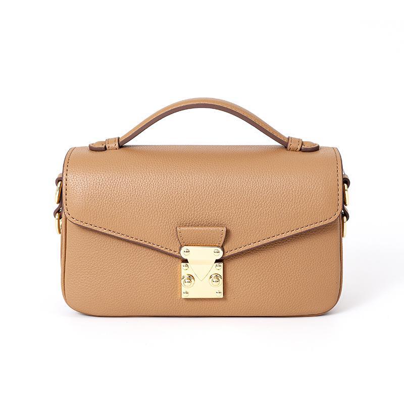 New Autumn/Winter Fashion Leather Shoulder Bag - Luxury Retro Handbag, Versatile Messenger & Commuter Bag.