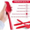 5-Piece Silicone Spatula Set for Cooking Baking & Grilling