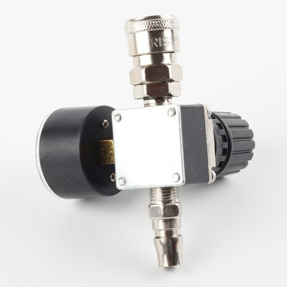 1 Stück Quadratisches Druckregelventil mit Schnellkupplung für Kompressor Pneumatische Werkzeuge Zubehör