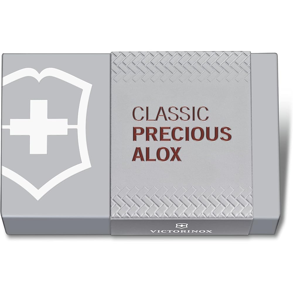 Victorinox Classic Alox Collection Swiss Army Knife Hazel Brown 5 Functions Compact Lightweight Multi-Tool