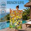 Cute Pika Adventure Beach Towel, Microfiber Beach Towel, Perfect For Pool, Beach, Travel, Home Decor Beach Party Fan gifts