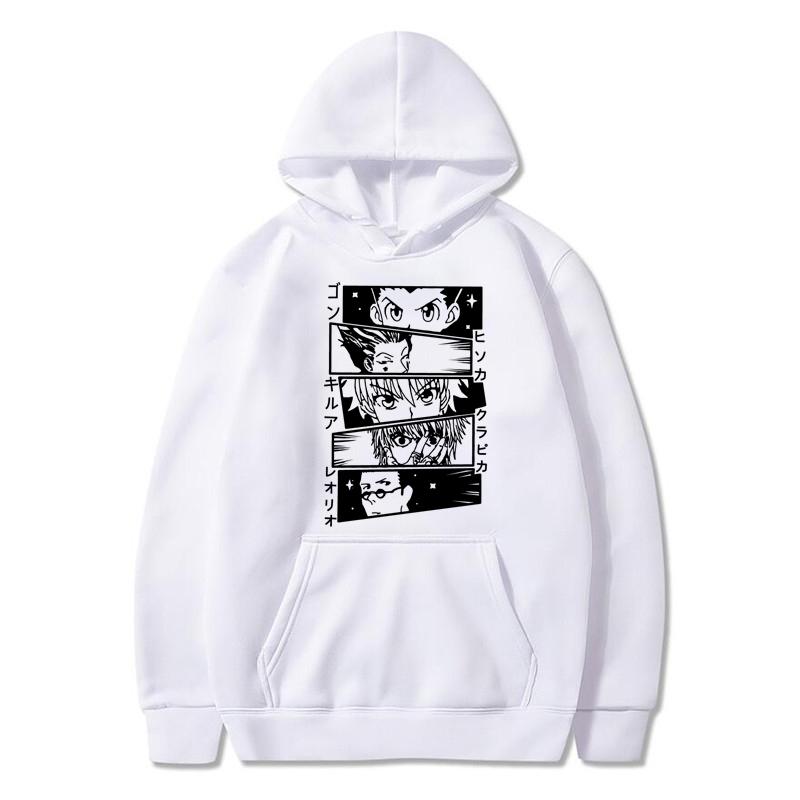 Hunter X Hunter Hoodies Anime Unisexga HxH Killua Print Streetwear Unisex Women Casual Fashion Oversized Sweatshirts Hoodie Tracksuits