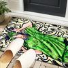 Bi-llie green Artwork Office Rug Chair Mat, Game Carpet, Suitable for Front Door, Bedroom, Living Room, Desk, Holiday Gift