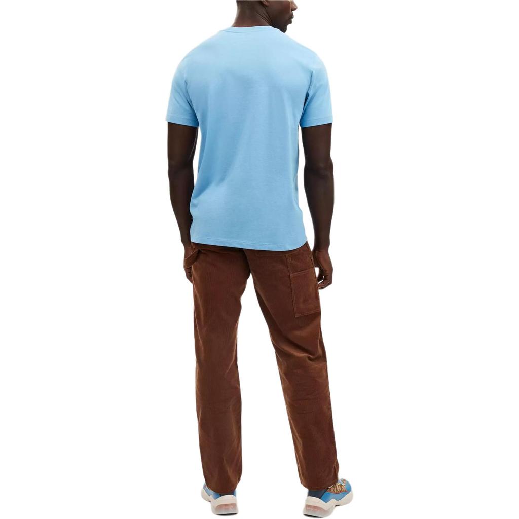 COACH Varsity T Shirt In Organic Cotton T Shirt Men's Blue CO791-LBL
