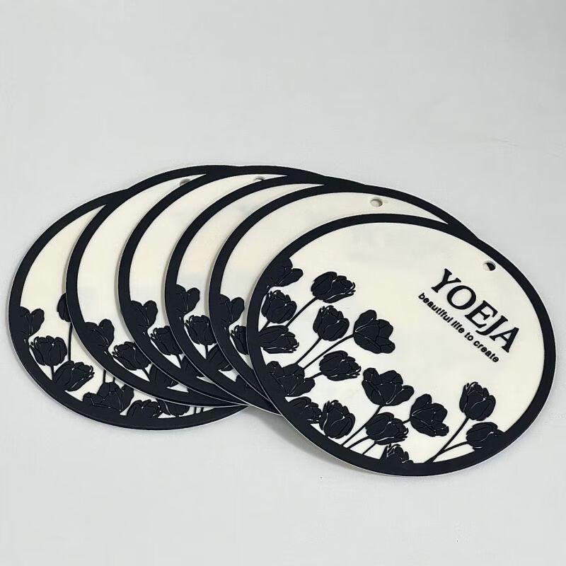 Набор силиконовых подставок под горшки Qianxing в форме тюльпана