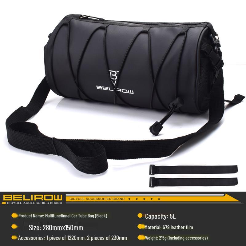 Multi-functional Mountain Bike Handlebar Bag - Crossbar Hanging Storage for Road & Folding Bikes
