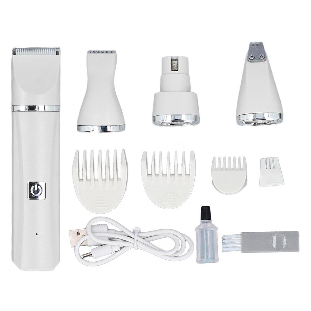 Pet Grooming Kit 4 in 1  Trimming Low Noise Efficient Portable Electric Dog Hair Clipper Trimmer