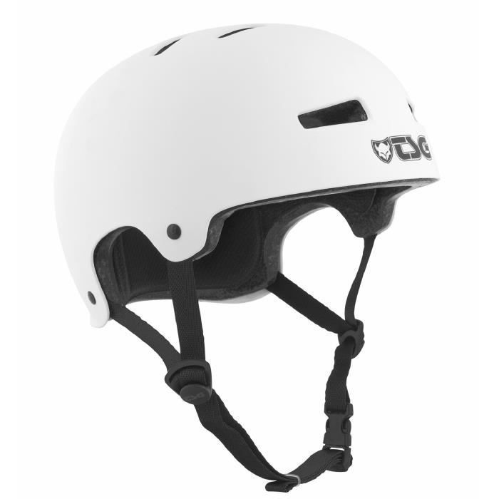 Casque - TSG - Evolution - Satin Blanc - Adulte - Homme - BMX / VTT Freestyle