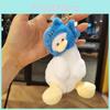 Soft Plush Duck Keychain Adorable Short Plush Stuffed Animal 15cm
