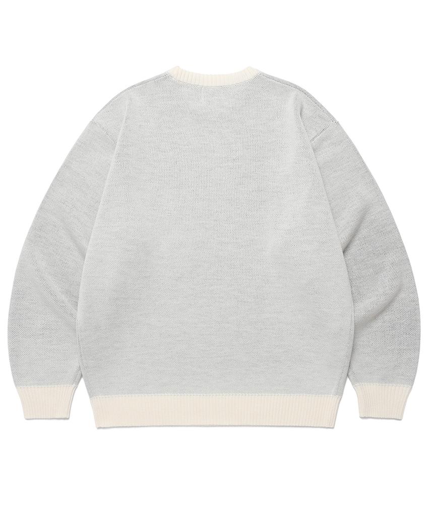 CAVISH Mega Cyclone Knit Sweater Ivory(Cv2Efuk601A)